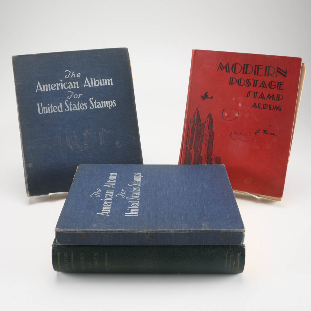 Collection of 1940s Stamp Albums