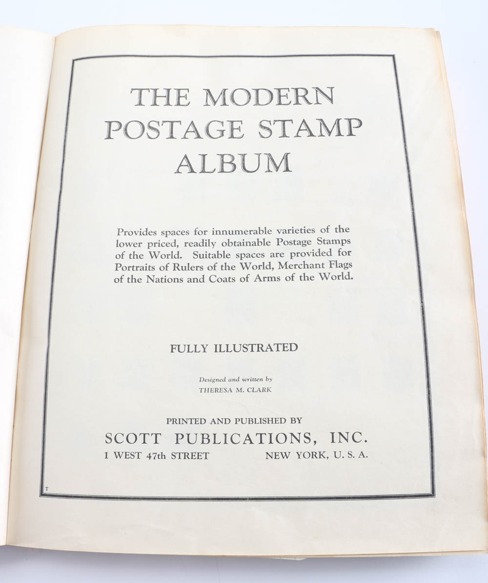 Collection of 1940s Stamp Albums