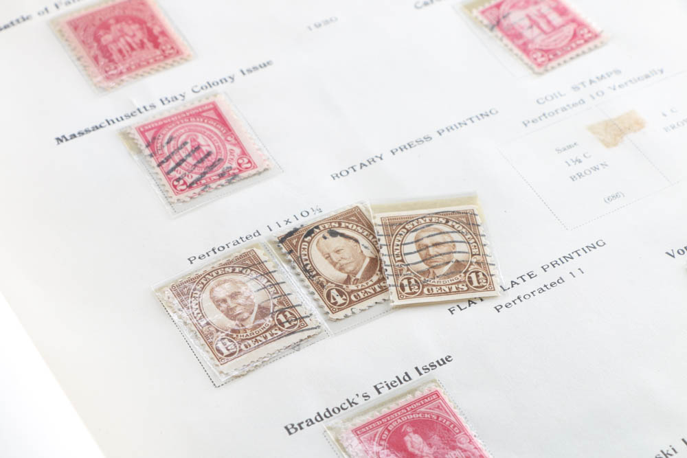 Collection of 1940s Stamp Albums