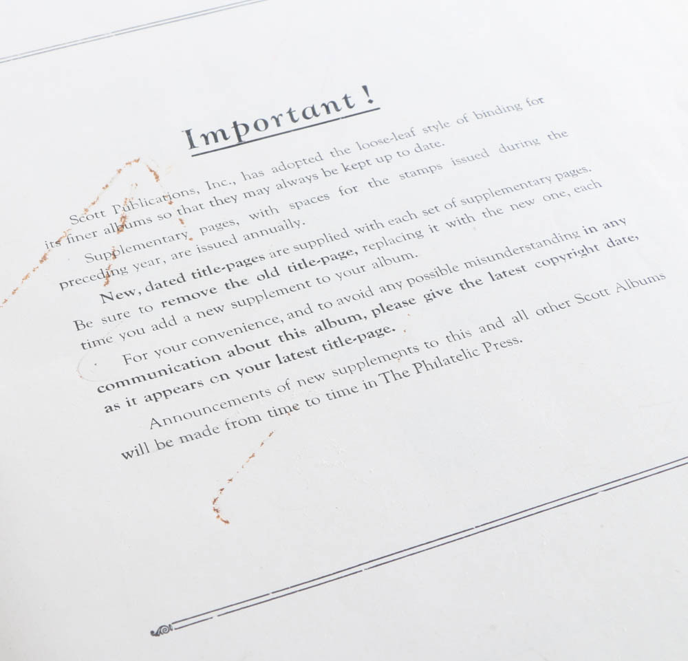 Collection of 1940s Stamp Albums