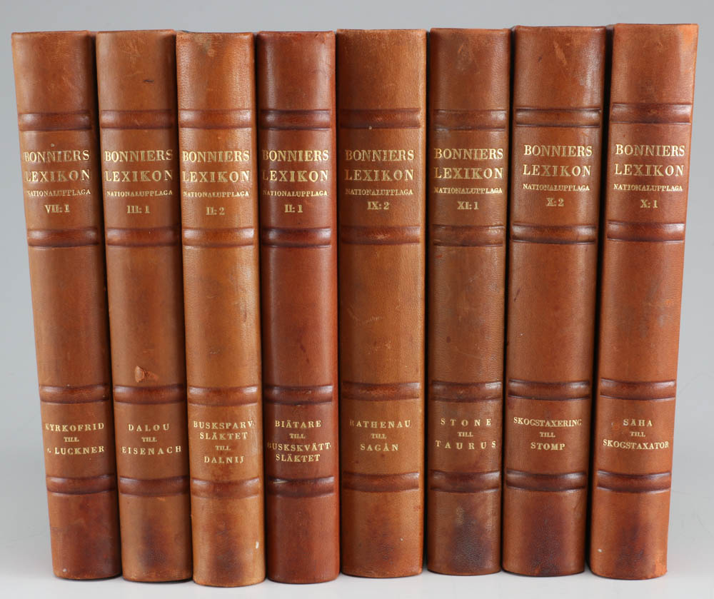 Swedish "Bonniers Lexikon Nationalupplaga"