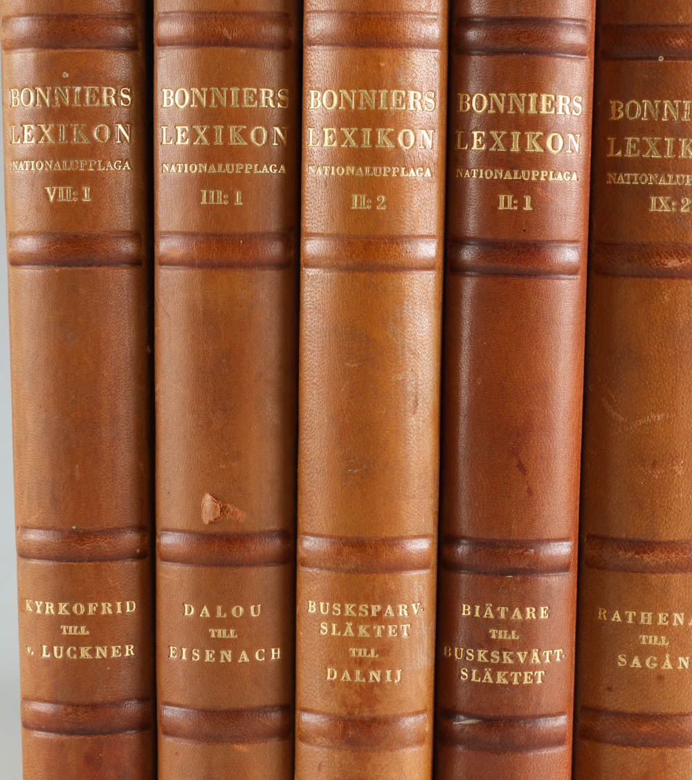 Swedish "Bonniers Lexikon Nationalupplaga"