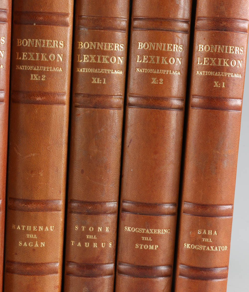 Swedish "Bonniers Lexikon Nationalupplaga"