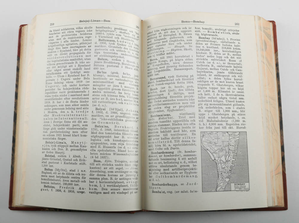 Swedish "Bonniers Lexikon Nationalupplaga"