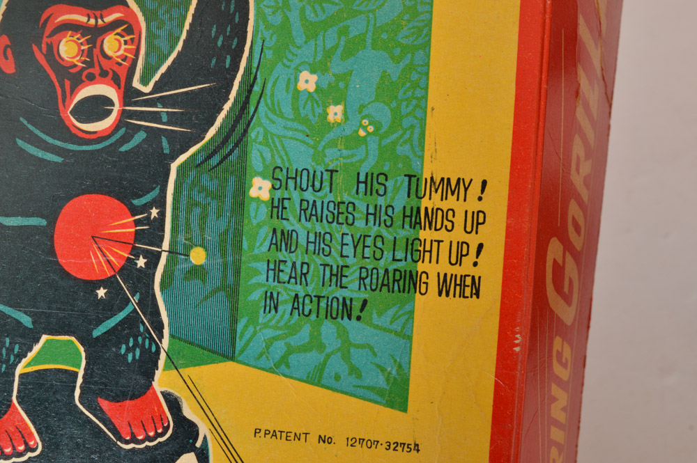 Vintage Roaring Gorilla Battery Operated Shooting Gallery