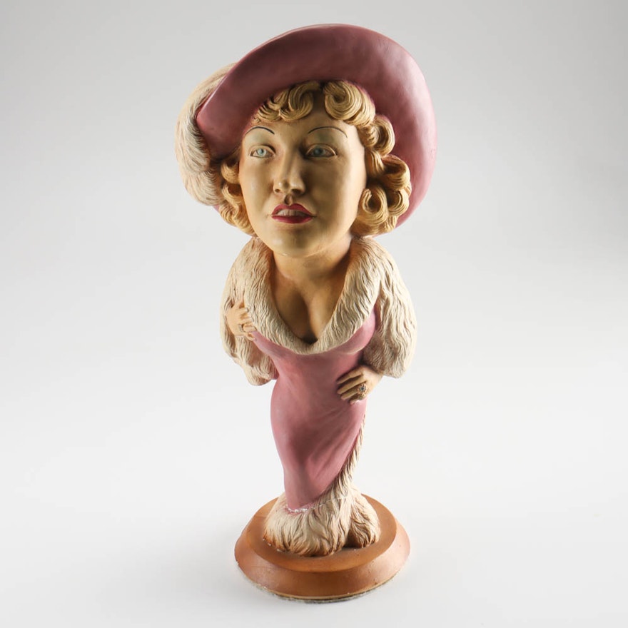 Mae West Resin Statue