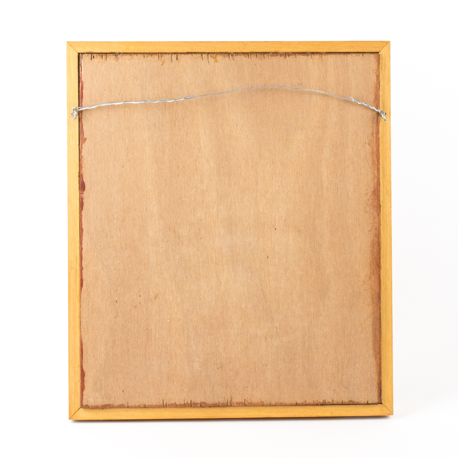 Two Vintage Hammered Copper Framed Wall Hangings