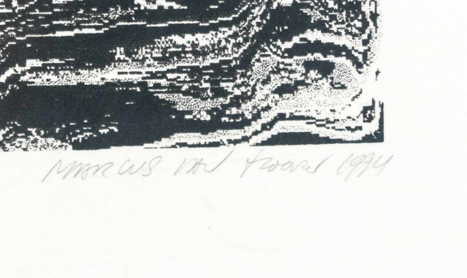 Two Signed Marcus Van Hoorn Serigraphs, Circa 1994