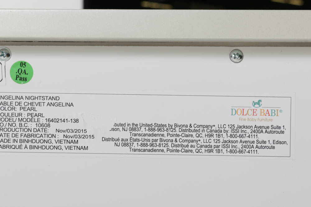 Dolce Babi "Angelina" Nursery Set