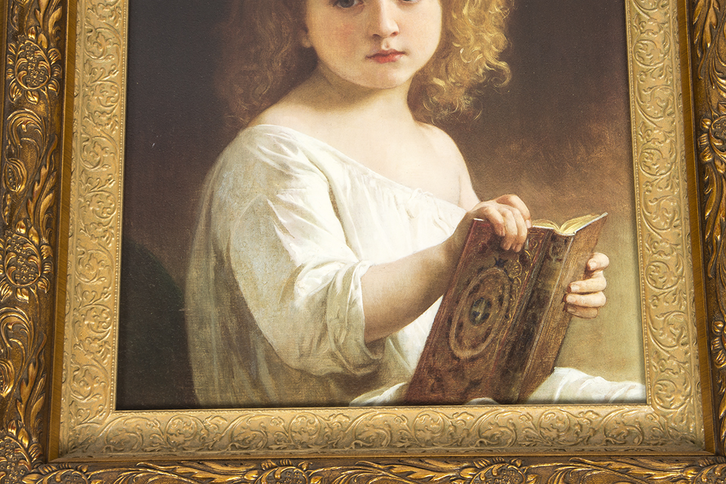 Reproduction "The Storybook" After William A. Bouguereau