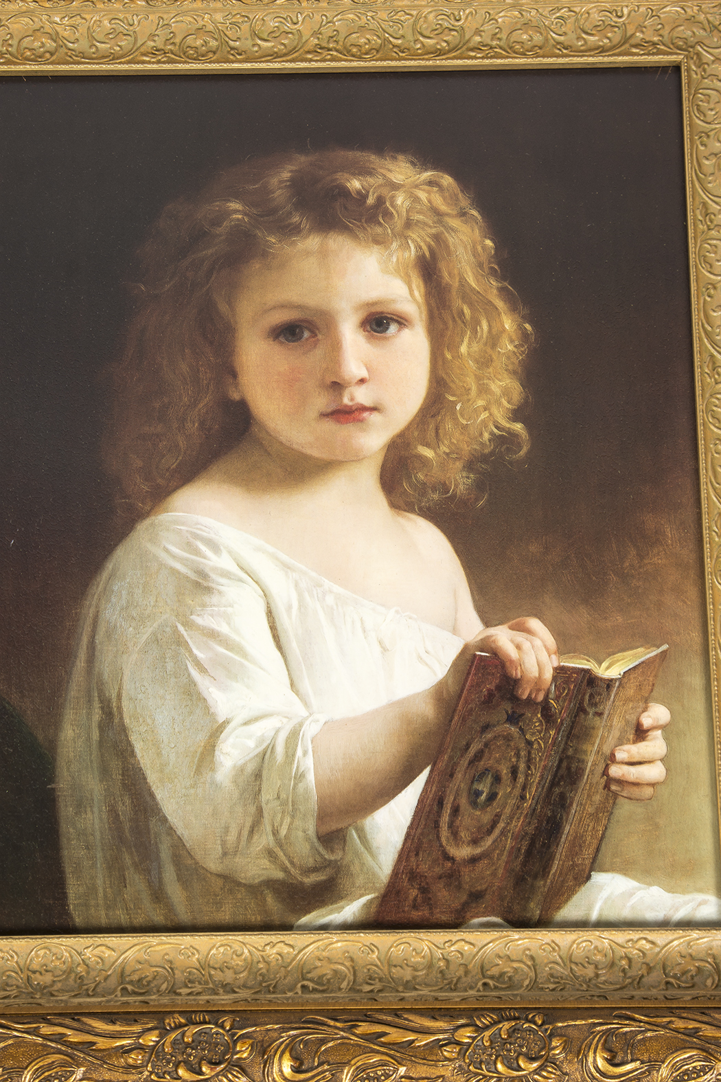 Reproduction "The Storybook" After William A. Bouguereau