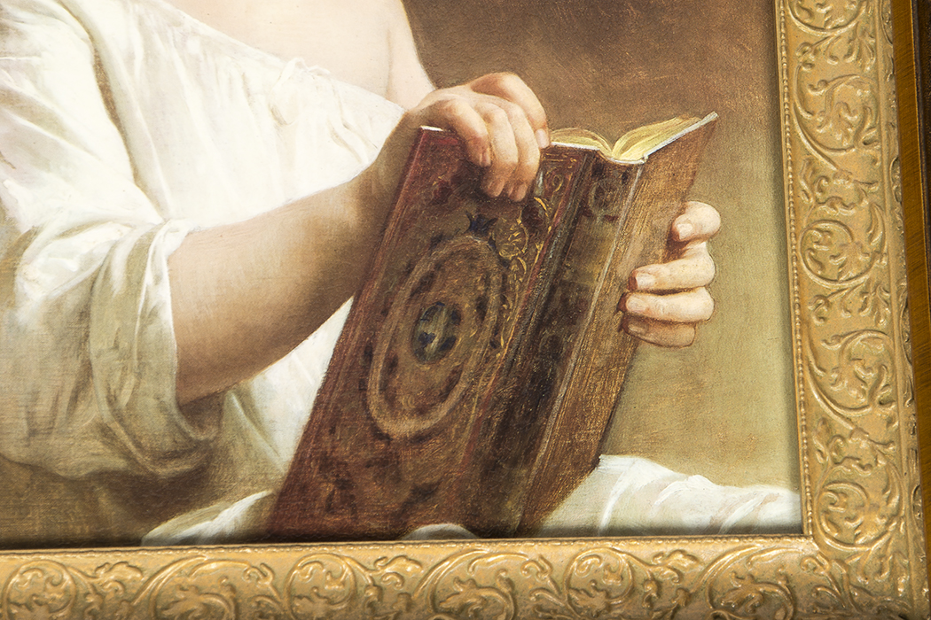 Reproduction "The Storybook" After William A. Bouguereau