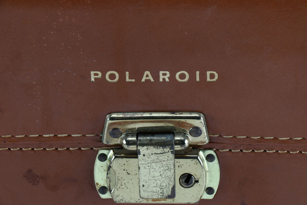 Polaroid 35 mm Model 95B With Flash, Case, And Manuals