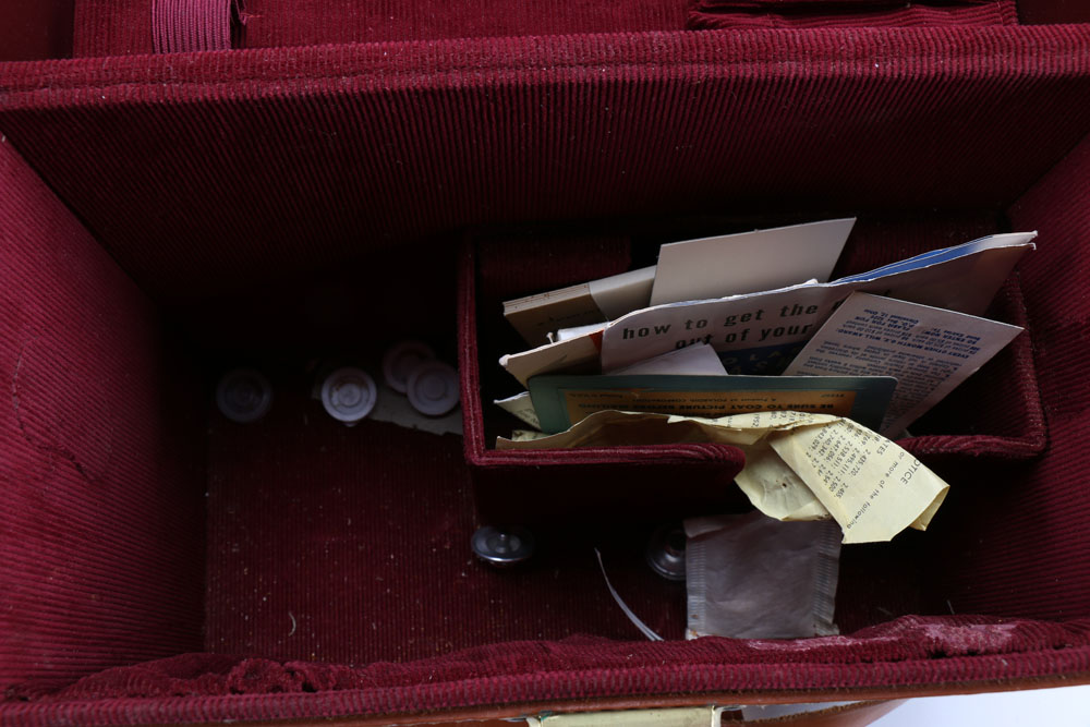 Polaroid 35 mm Model 95B With Flash, Case, And Manuals