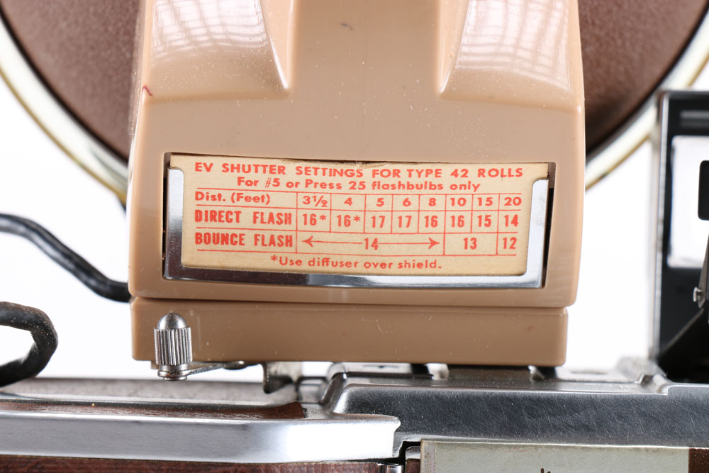 Polaroid 35 mm Model 95B With Flash, Case, And Manuals