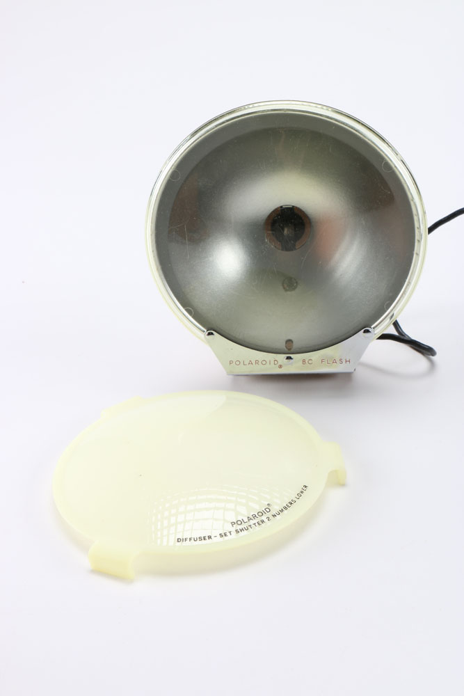 Polaroid 35 mm Model 95B With Flash, Case, And Manuals