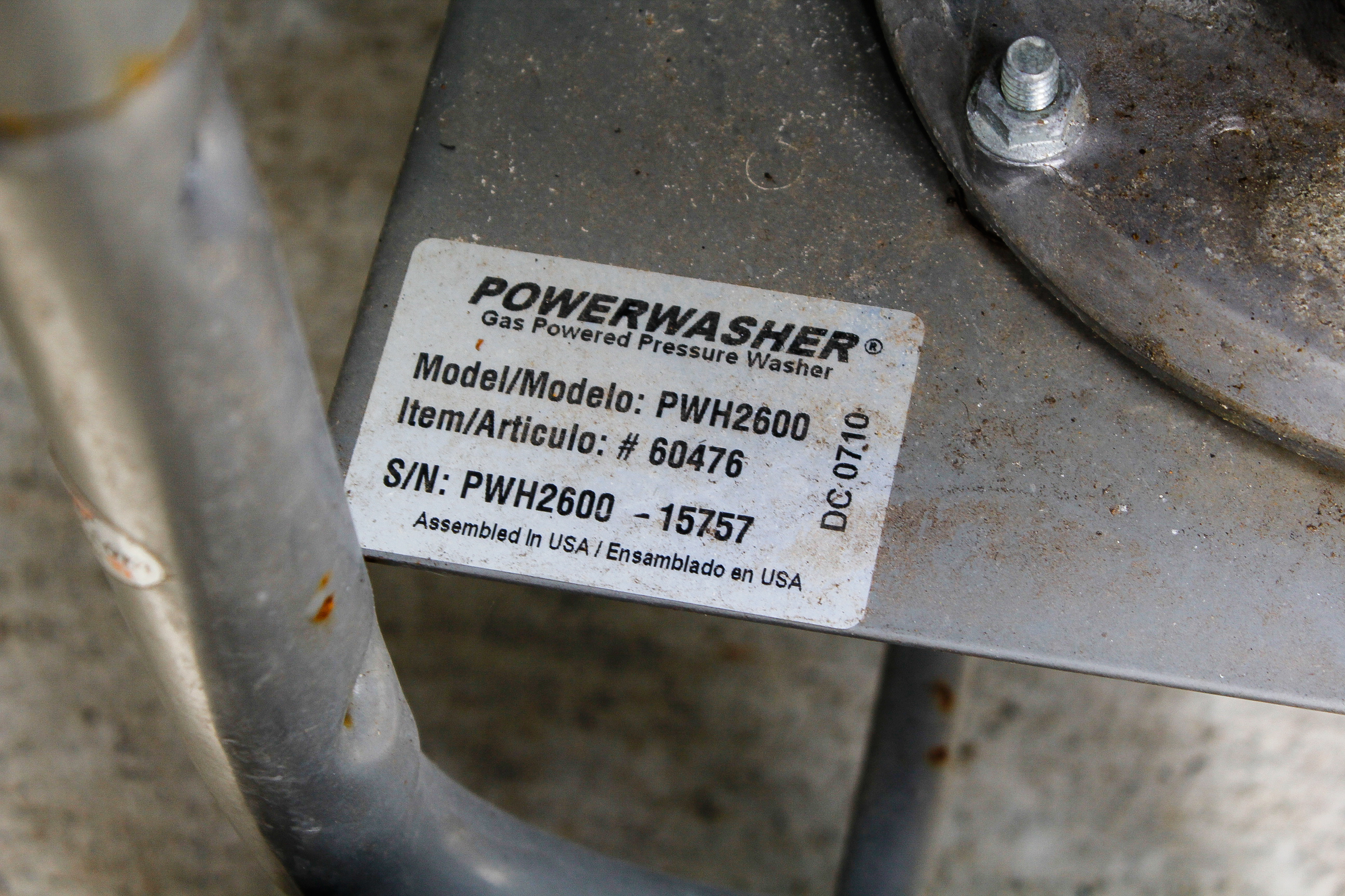 Power Washer Powered by Honda