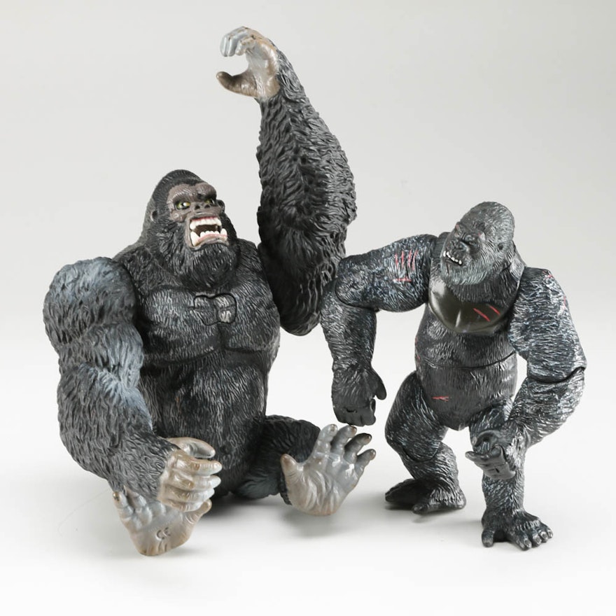 Two "King Kong" Action Figures