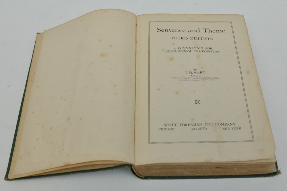 Circa 1920s Textbook Collection