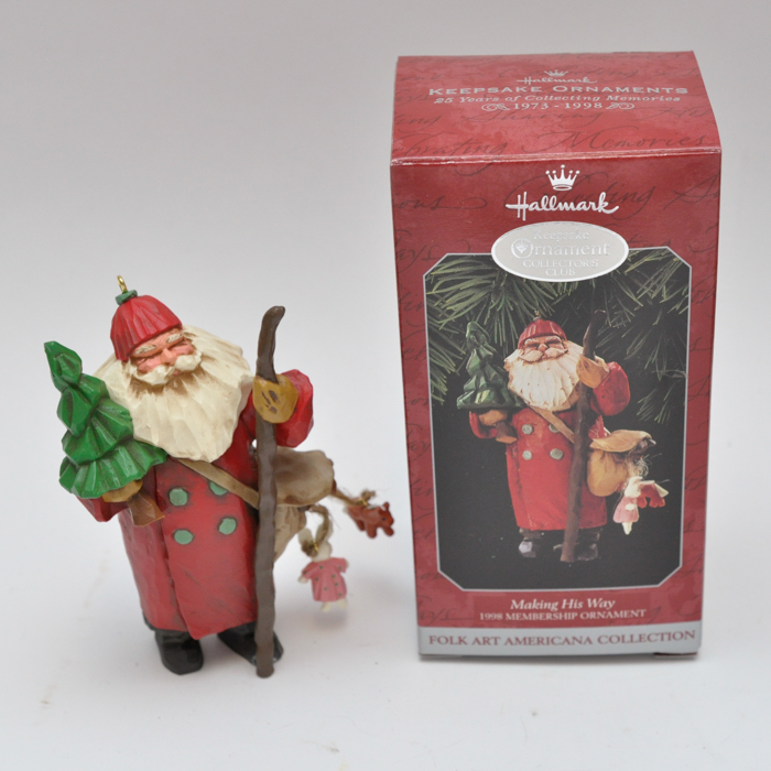 Hallmark 2002 "Santa's Big Night" Membership Ornaments