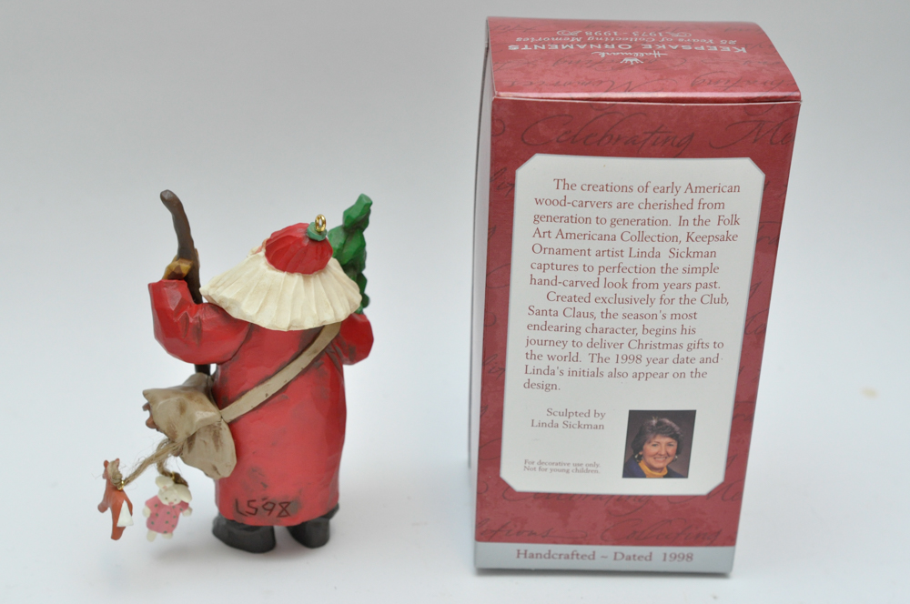 Hallmark 2002 "Santa's Big Night" Membership Ornaments