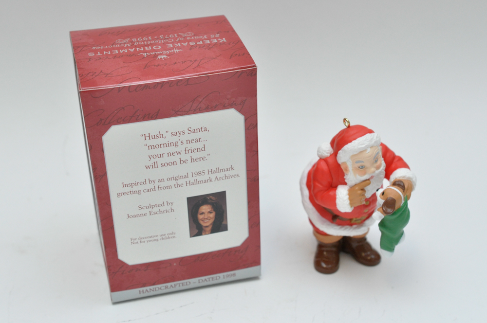 Hallmark 2002 "Santa's Big Night" Membership Ornaments
