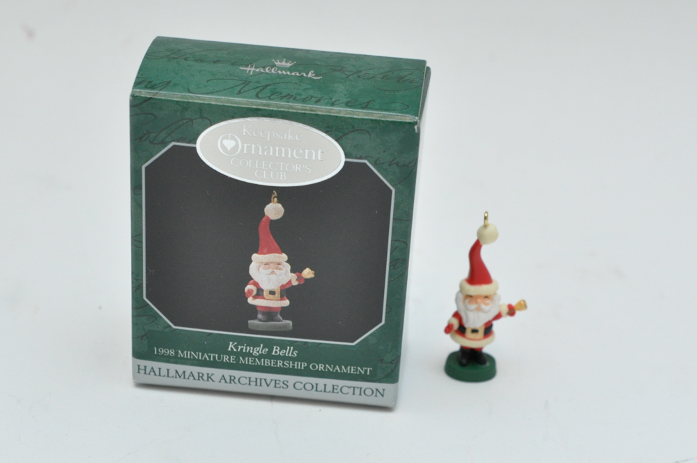 Hallmark 2002 "Santa's Big Night" Membership Ornaments
