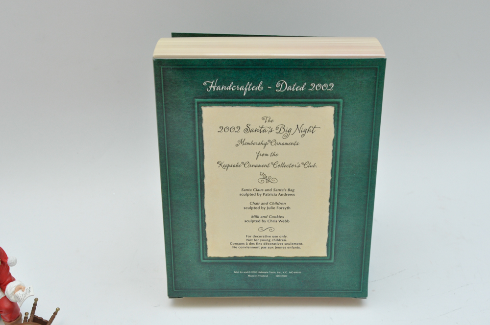 Hallmark 2002 "Santa's Big Night" Membership Ornaments