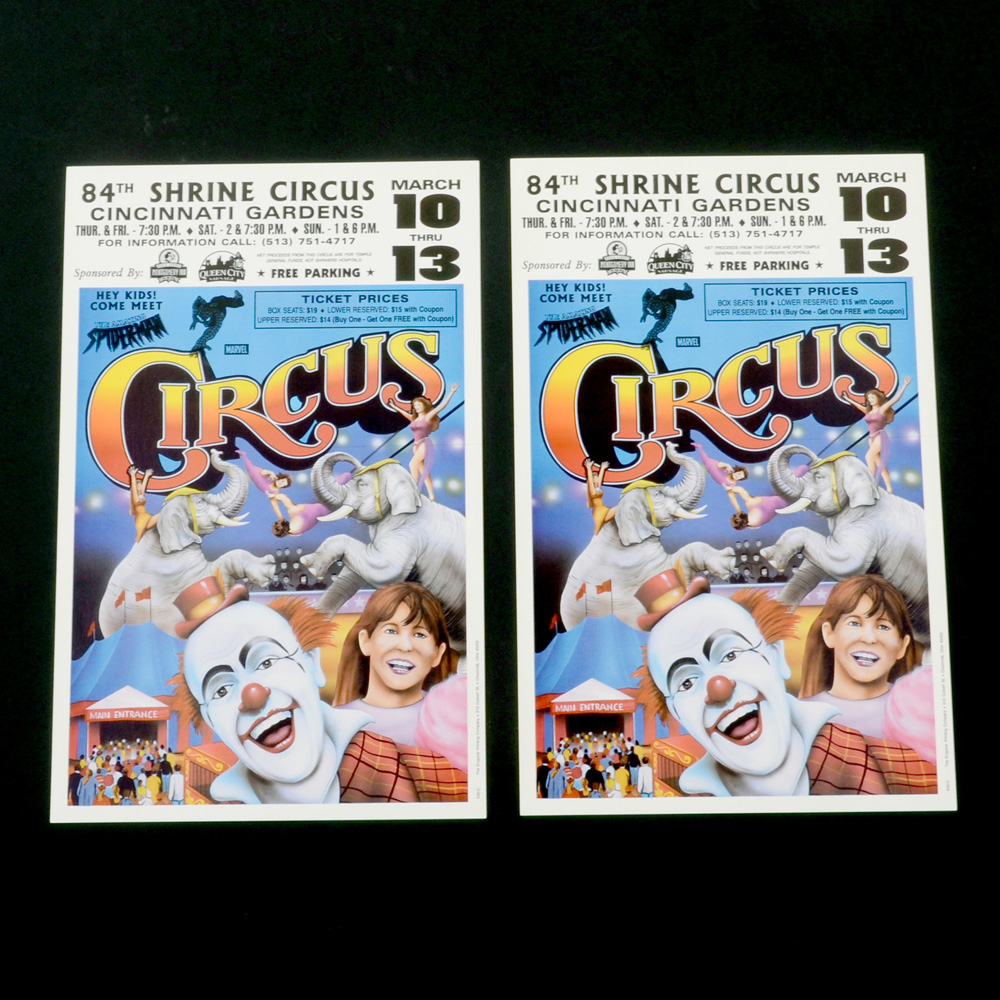 Pair of 84th Shrine Circus Posters