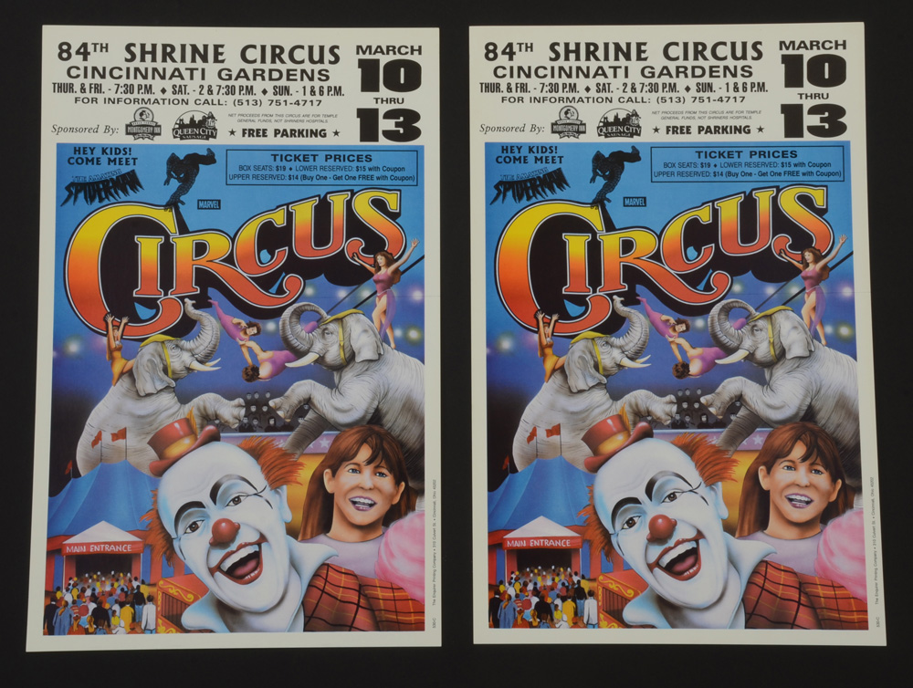 Pair of 84th Shrine Circus Posters