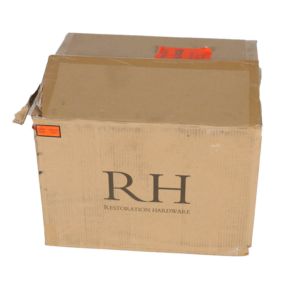 Restoration Hardware "Cast Iron Barn Door Trolley Pendant"