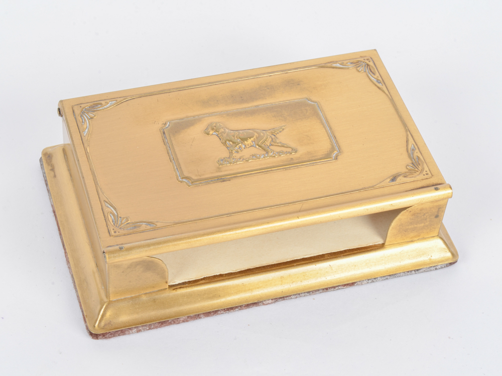 Vintage Brass Desk Accessories