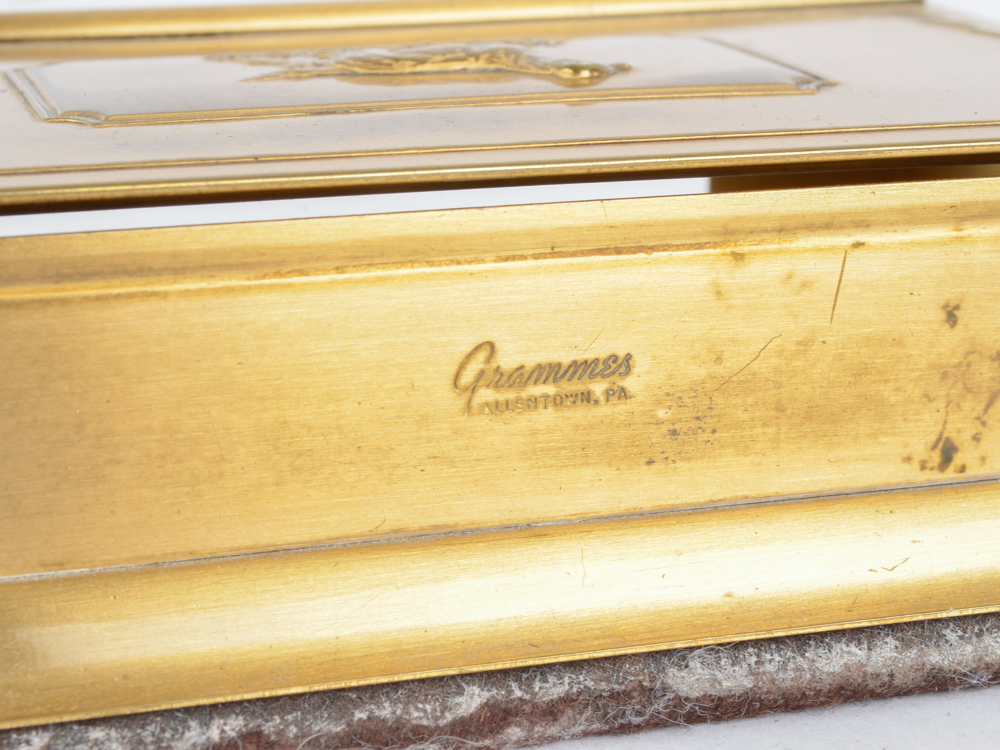 Vintage Brass Desk Accessories