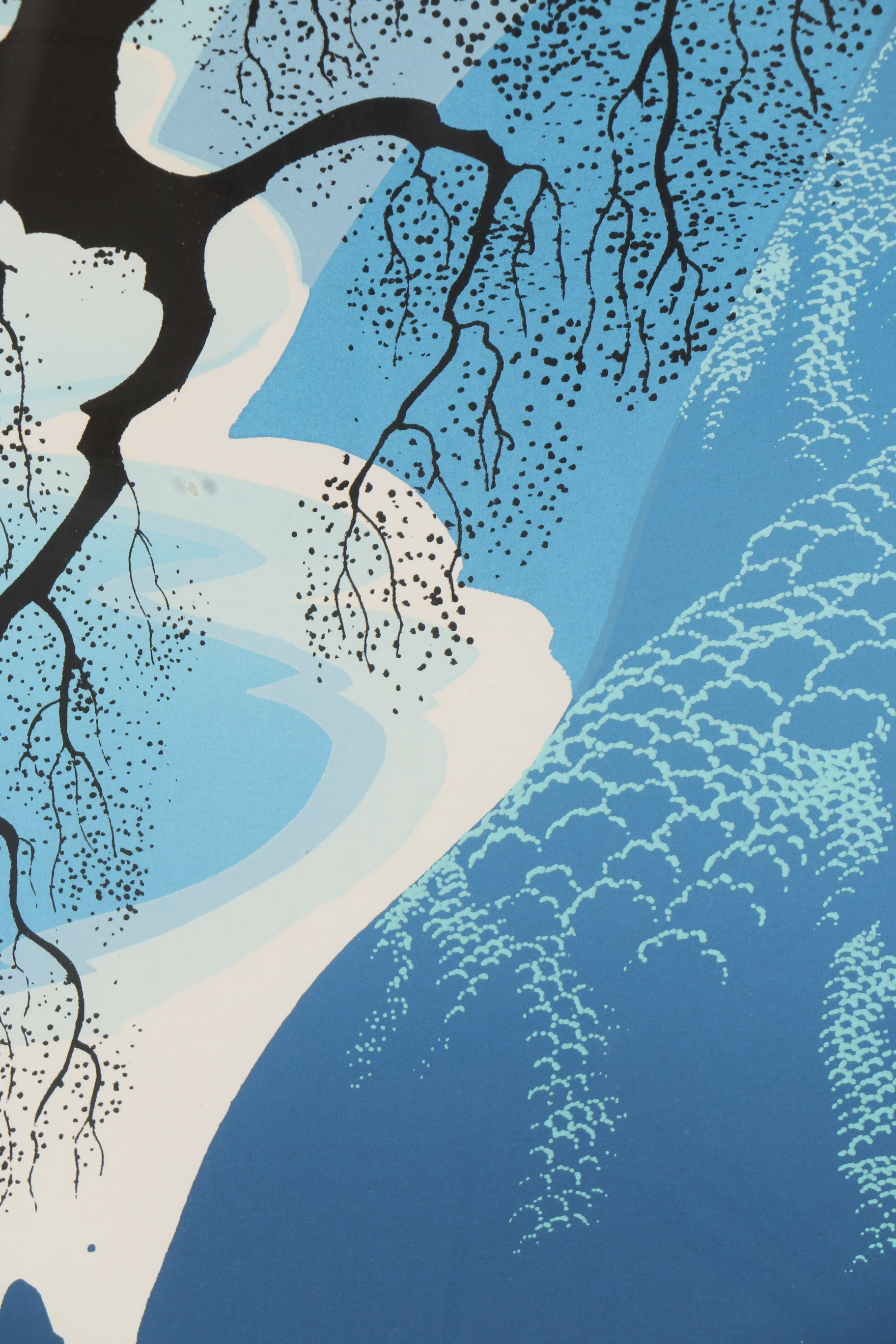 Eyvind Earle Signed Limited Edition Serigraph "Big Sur and Branch"