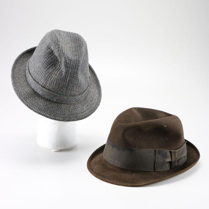 Pair of Vintage Stetson Fedoras