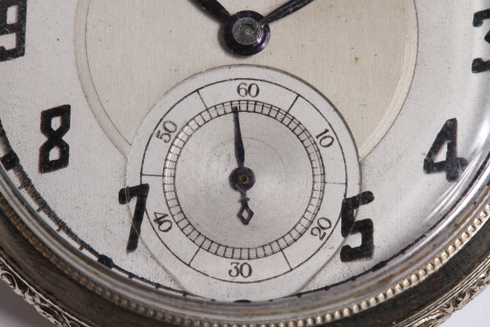 14K Gold Filled Illinois Open Face Pocket Watch