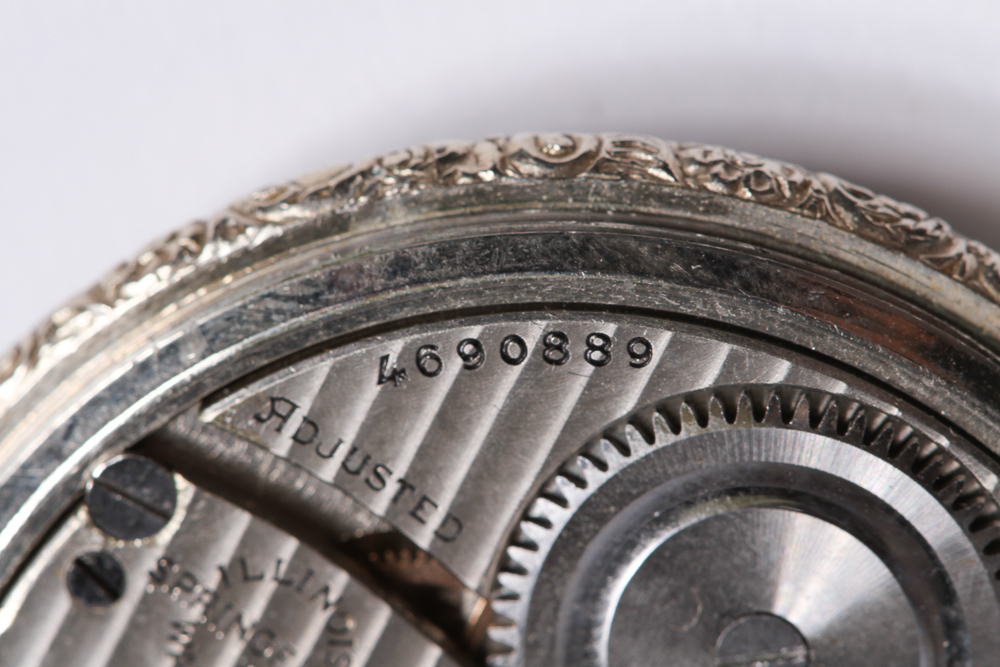 14K Gold Filled Illinois Open Face Pocket Watch