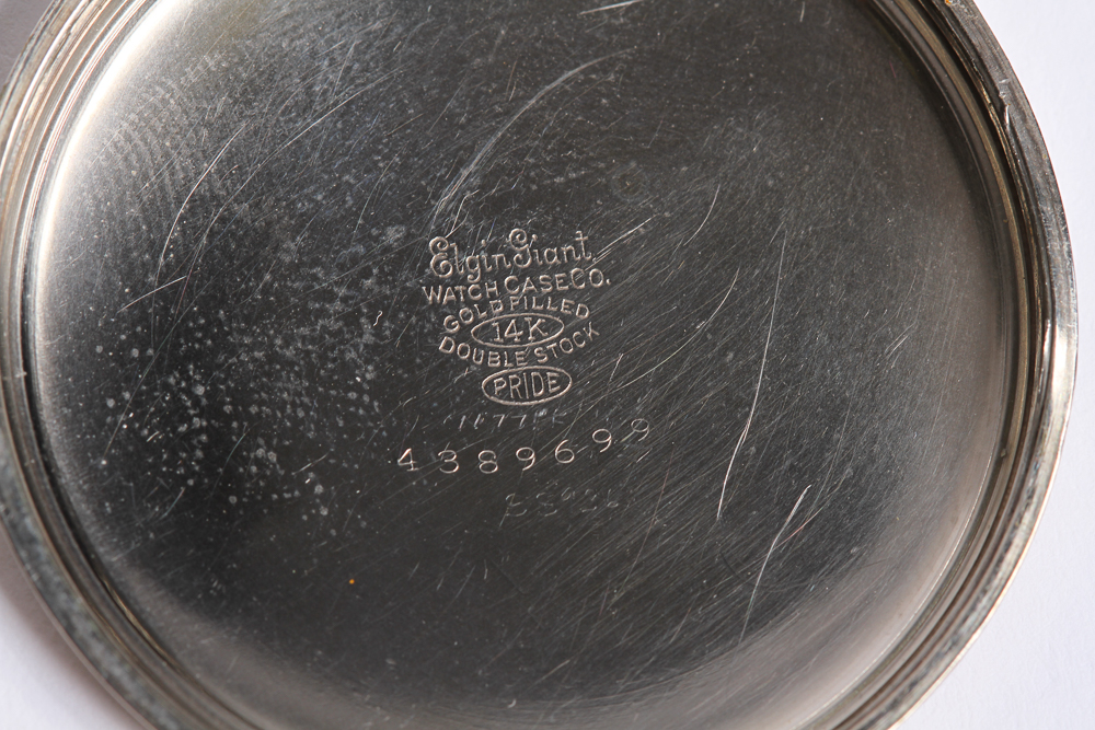 14K Gold Filled Illinois Open Face Pocket Watch