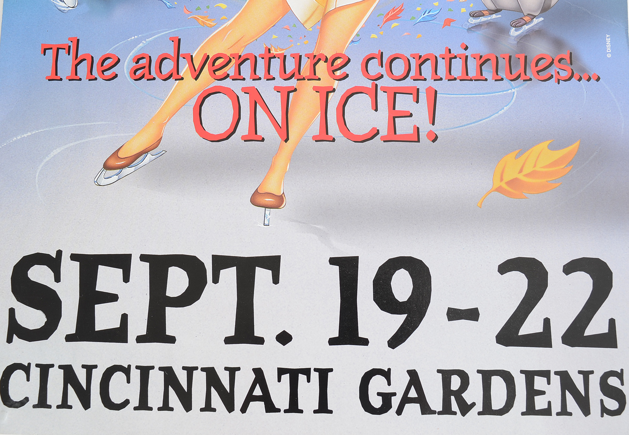 Pair of Walt Disney's World on Ice Posters