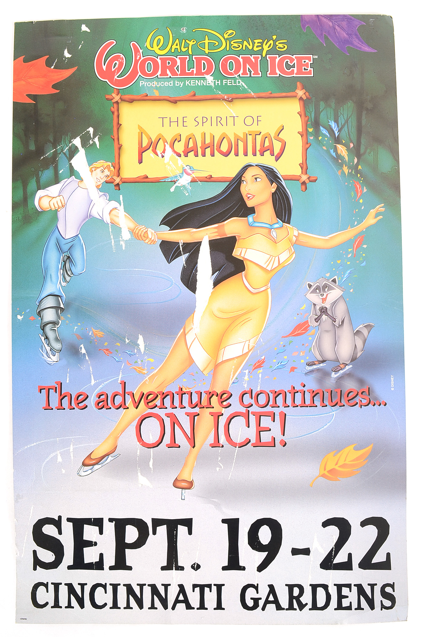Pair of Walt Disney's World on Ice Posters