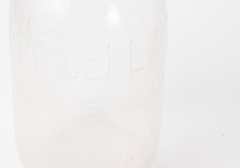 Collection of Vintage Milk Bottles