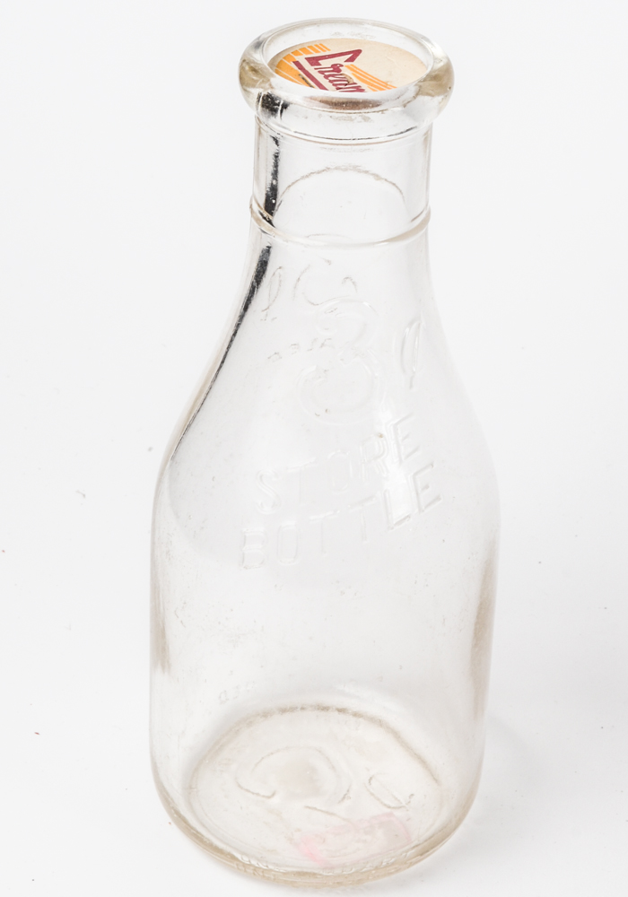 Collection of Vintage Milk Bottles