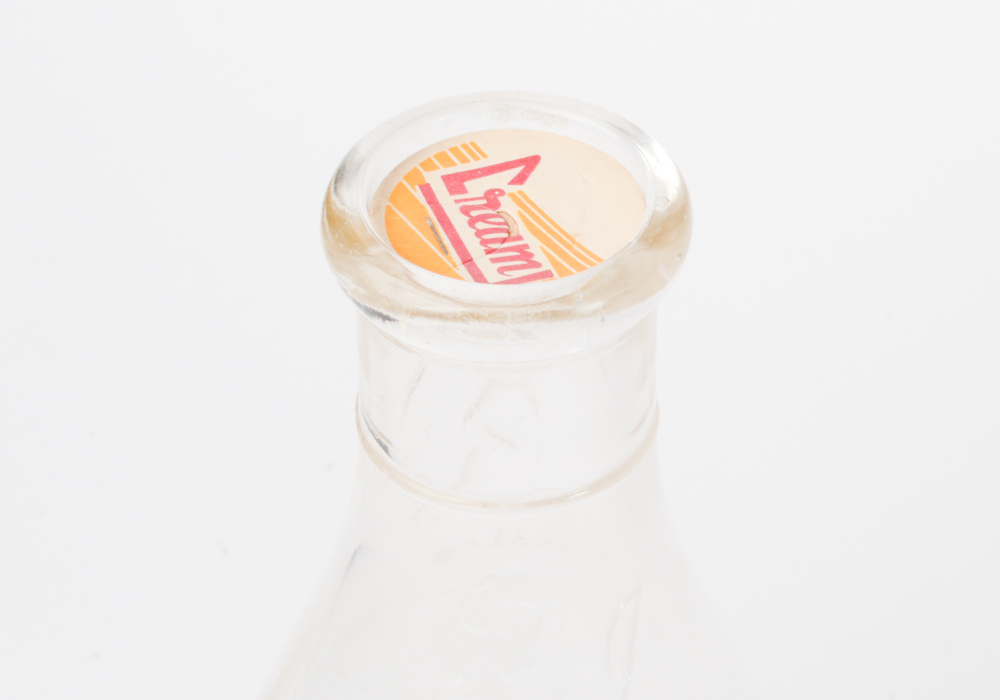 Collection of Vintage Milk Bottles