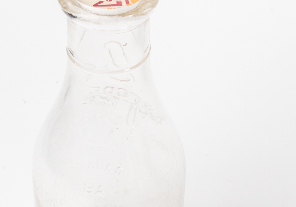 Collection of Vintage Milk Bottles