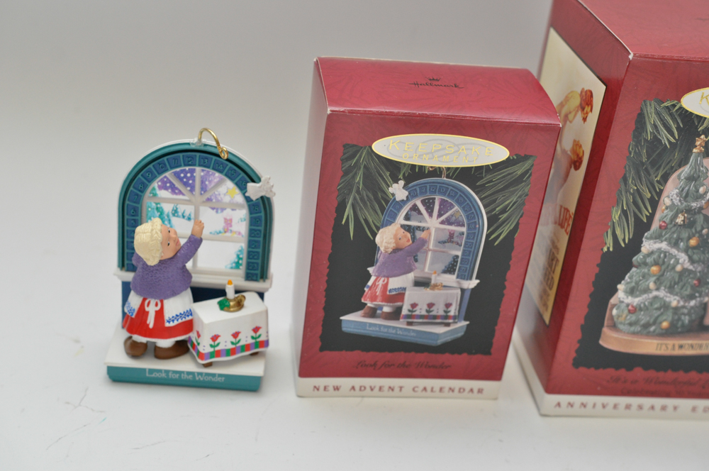 Keepsake Ornaments by Hallmark featuring "It's a Wonderful Life"