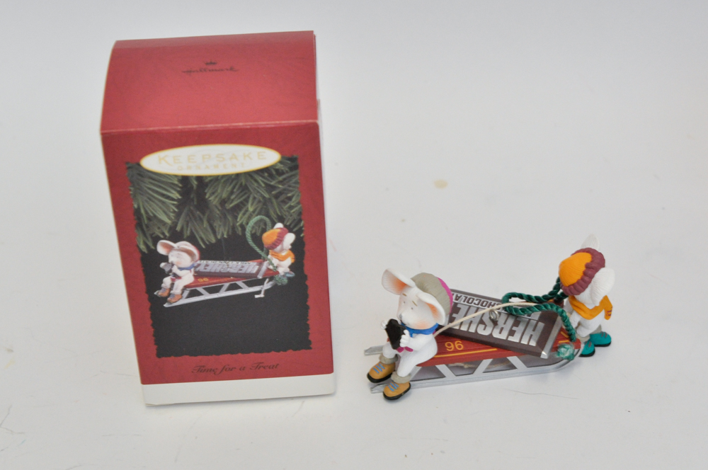 Assorted Hallmark Keepsake Animal Ornaments