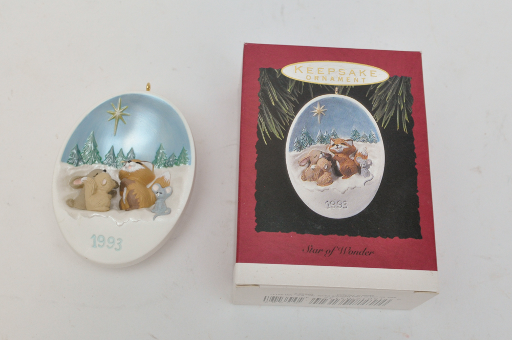 Assorted Hallmark Keepsake Animal Ornaments