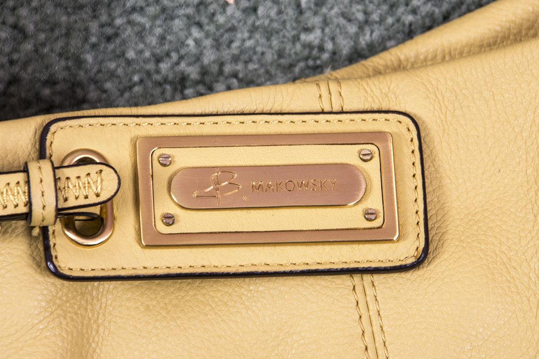 Leather B. Makowsky Handbag