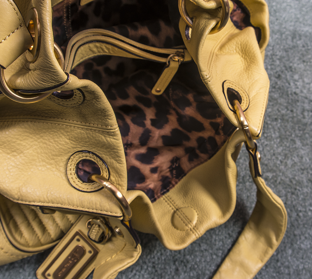 Leather B. Makowsky Handbag