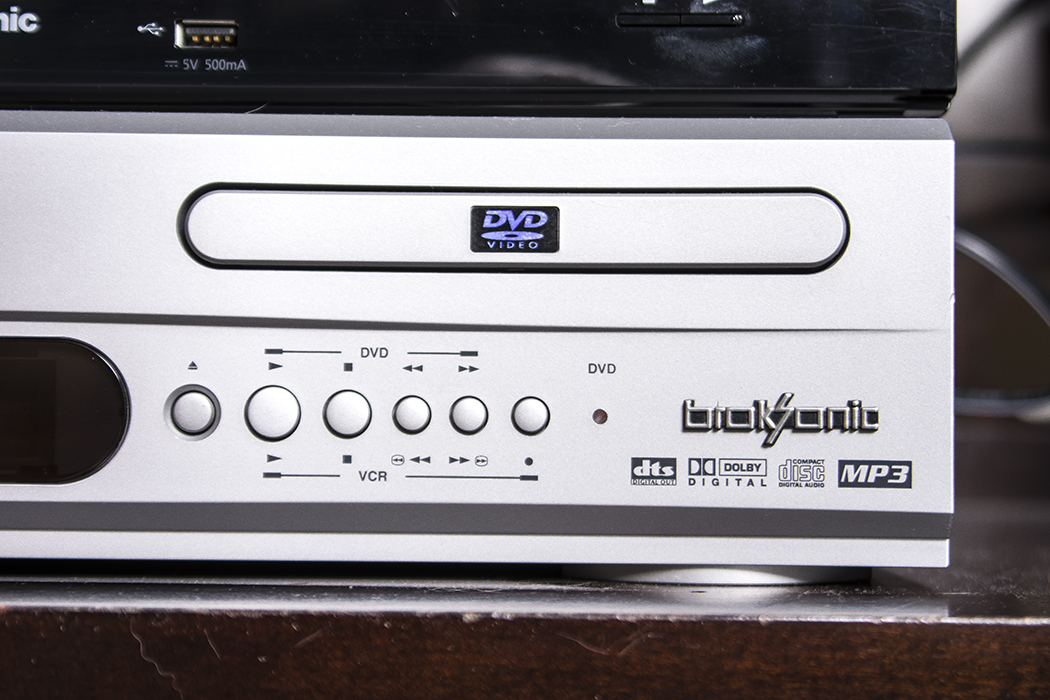 Panasonic Blu-ray and Broksonic DVD/VCR Player